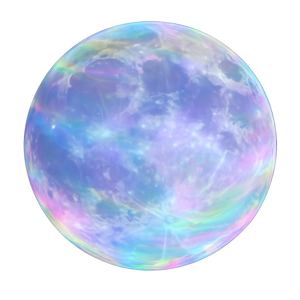Blue Wending Moon